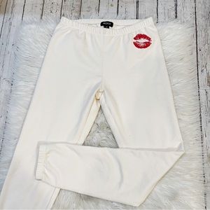 Wildfox Cream Smooches Knox Pant Joggers Women’s Size XS